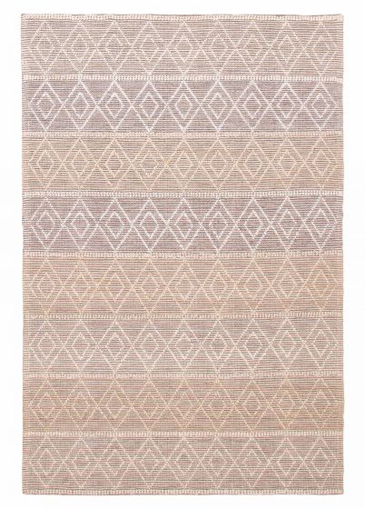 Indian Sienna 6'1" x 9'0" Braid weave Wool Rug 