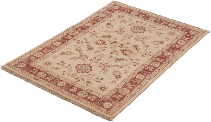 Afghan Chobi Finest 3'10" x 5'10" Hand-knotted Wool Rug 