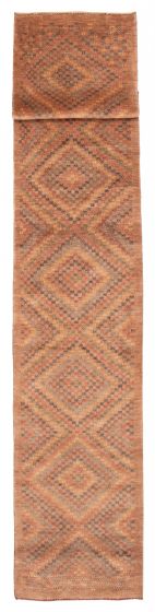 Indian Kashkuli Gabbeh 2'11" x 16'3" Hand-knotted Wool Rug 