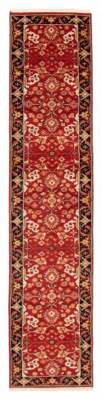 Indian Serapi Heritage 2'6" x 11'11" Hand-knotted Wool Runner Rug 