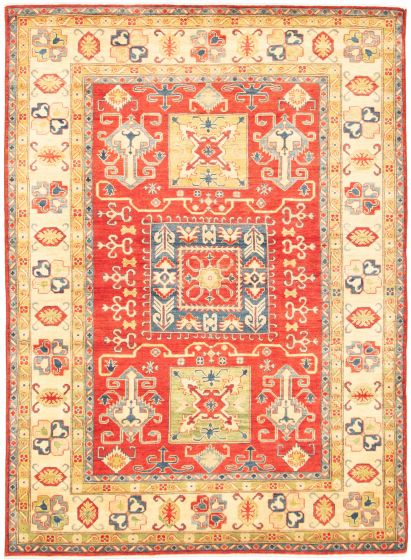 Afghan Finest Ghazni 6'8" x 9'4" Hand-knotted Wool Rug 