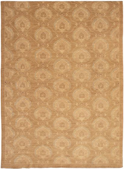 Pakistani Lahore Finest Collection 9'9" x 14'4" Hand-knotted Wool Rug 