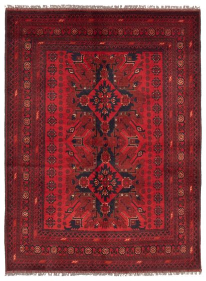 Afghan Finest Khal Mohammadi 4'11" x 6'4" Hand-knotted Wool Rug 
