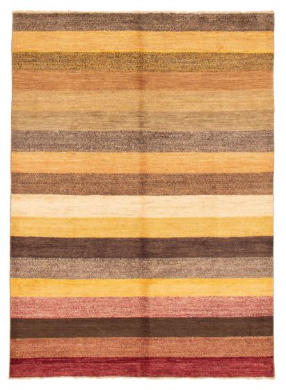 Pakistani Finest Peshawar Ziegler 5'8" x 7'9" Hand-knotted Wool Rug 