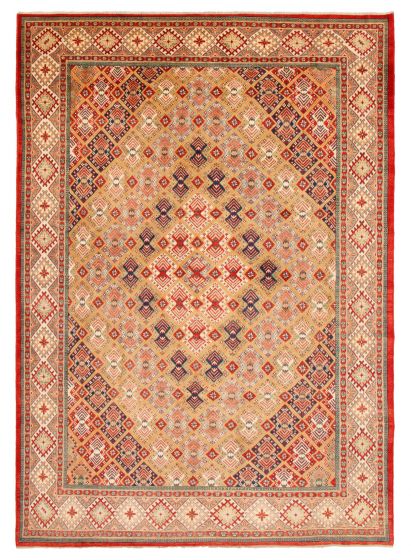 Afghan Finest Ghazni 8'5" x 12'2" Hand-knotted Wool Rug 