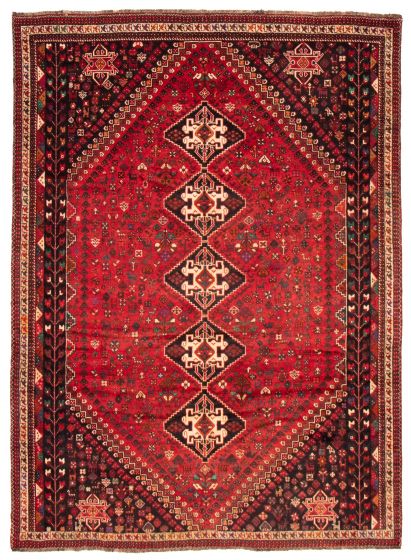 Persian Style 7'3" x 10'6" Hand-knotted Wool Rug 