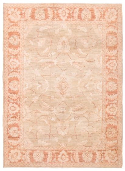 Turkish Antalya Vintage 7'7" x 10'9" Hand-knotted Wool Rug 
