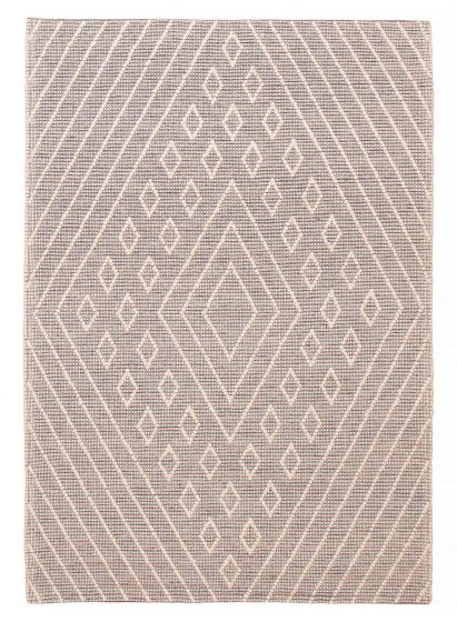 Indian Sienna 6'1" x 8'9" Braid weave Wool Rug 