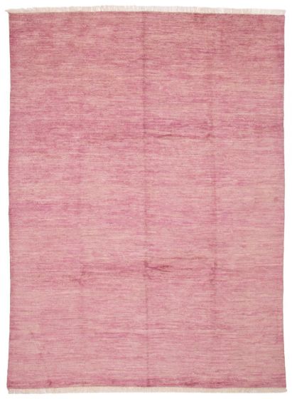 Indian Indian Gabbeh 9'4" x 12'3" Hand-knotted Wool Rug 