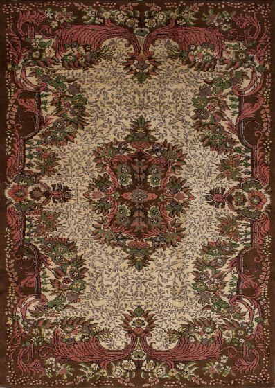 Turkish Melis Vintage 6'2" x 8'11" Hand-knotted Wool Rug 