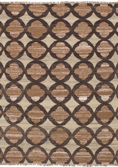 Turkish Izmir FW 5'4" x 7'8" Flat-Weave Wool Kilim 