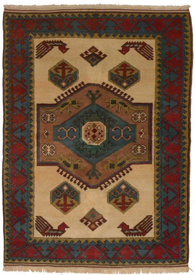 Turkish Antique Shiravan 5'4" x 7'6" Hand-knotted Wool Rug 