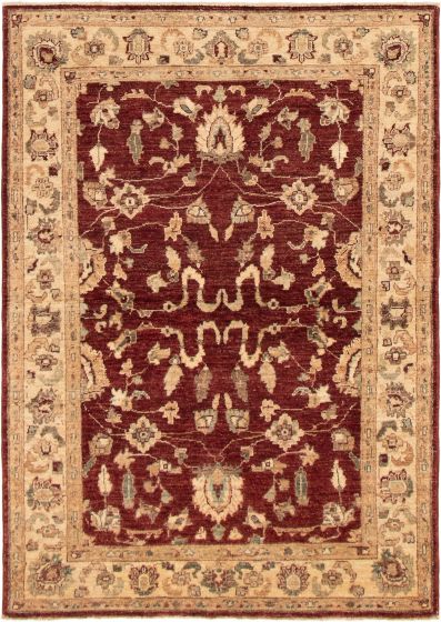 Afghan Chobi Finest 4'2" x 5'10" Hand-knotted Wool Rug 