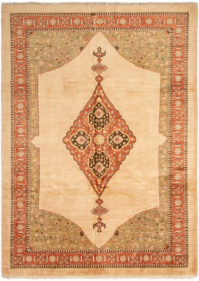 Pakistani Peshawar Finest 9'10" x 13'9" Hand-knotted Wool Rug 