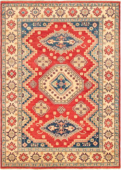 Afghan Finest Ghazni 6'9" x 9'5" Hand-knotted Wool Rug 