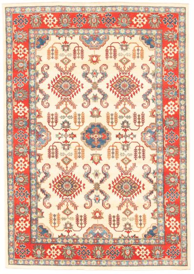 Afghan Finest Ghazni 6'8" x 9'7" Hand-knotted Wool Rug 