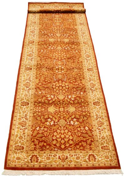 Pakistani Pako Persian 18 Of 20 3'1" x 13'10" Hand-knotted Wool Rug 