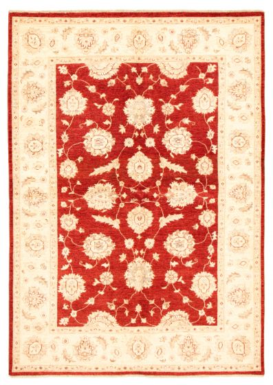 Afghan Chobi Finest 5'5" x 7'9" Hand-knotted Wool Rug 