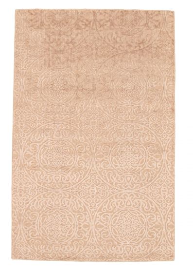 Indian Galleria 5'0" x 8'2" Hand Loomed Viscose Rug 