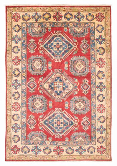 Afghan Finest Ghazni 6'3" x 9'1" Hand-knotted Wool Rug 