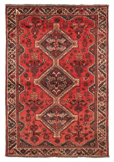 Persian Style 3'9" x 5'4" Hand-knotted Wool Rug 