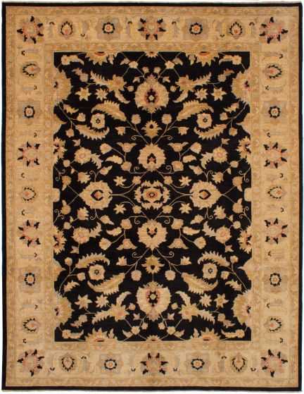 Afghan Chobi Finest 9'1" x 11'10" Hand-knotted Wool Rug 