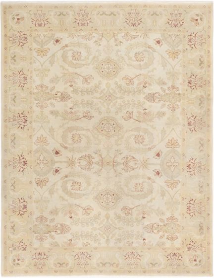 Turkish Authentic Ushak 8'0" x 10'1" Hand-knotted Wool Rug 