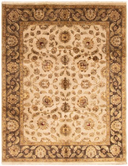Indian Harrir Select 8'0" x 10'0" Hand-knotted Silk, Wool Rug 