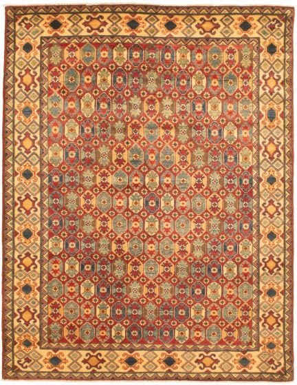 Afghan Finest Ghazni 4'11" x 6'7" Hand-knotted Wool Rug 