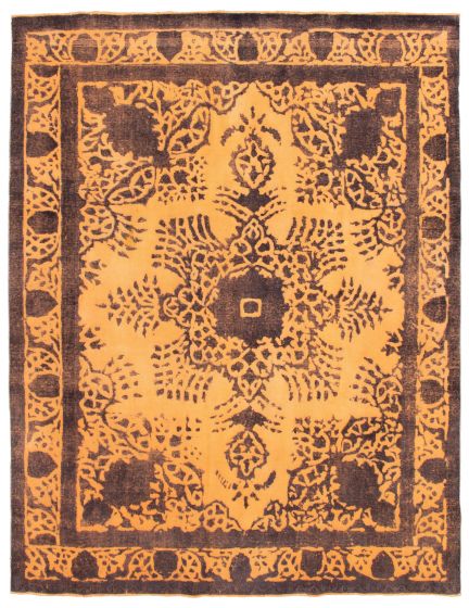 Tapis surteint coloré 9'9" x 12'8" en laine