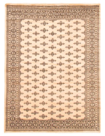 Pakistani Finest Peshawar Bokhara 6'1" x 8'2" Hand-knotted Wool Rug 
