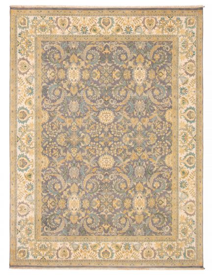 Indian Jamshidpour 7'8" x 10'2" Hand-knotted Wool Rug 