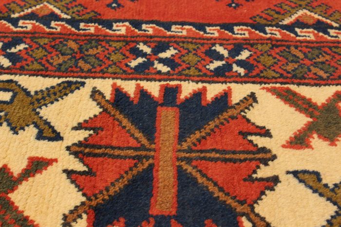 Afghan Finest Kargahi 6'10" x 9'5" Hand-knotted Wool Rug 