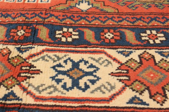 Afghan Finest Kargahi 4'11" x 6'7" Hand-knotted Wool Rug 