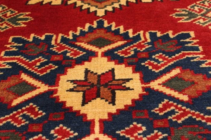 Afghan Finest Kargahi 2'10" x 9'8" Hand-knotted Wool Rug 
