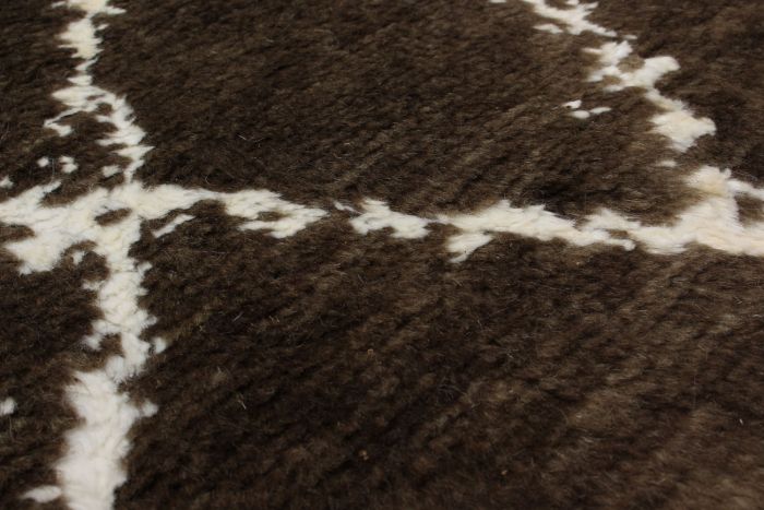 Indian Arlequin 6'0" x 9'0" Hand-knotted Silk & Wool Rug 