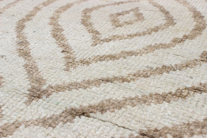 Tapis jules oushak 6'5" x 9'9" en soie artificielle