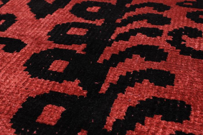 Indian Jules Oushak 5'0" x 7'9" Hand-knotted Silk Rug 