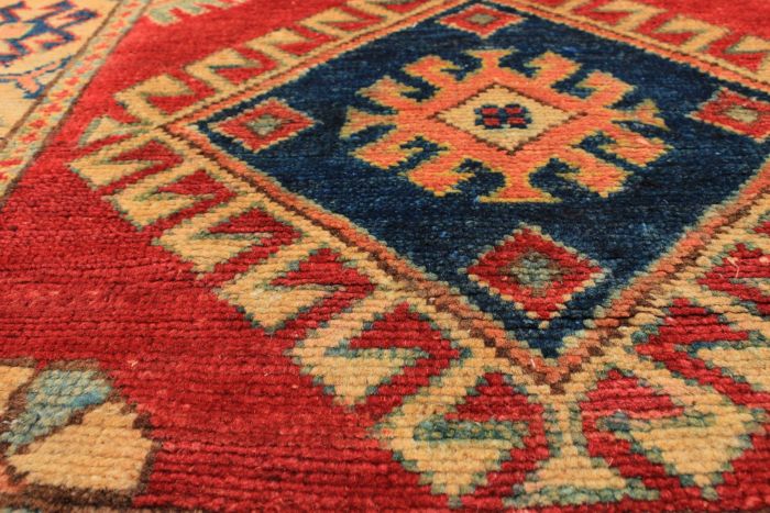 Afghan Finest Ghazni 2'7" x 10'3" Hand-knotted Wool Rug 
