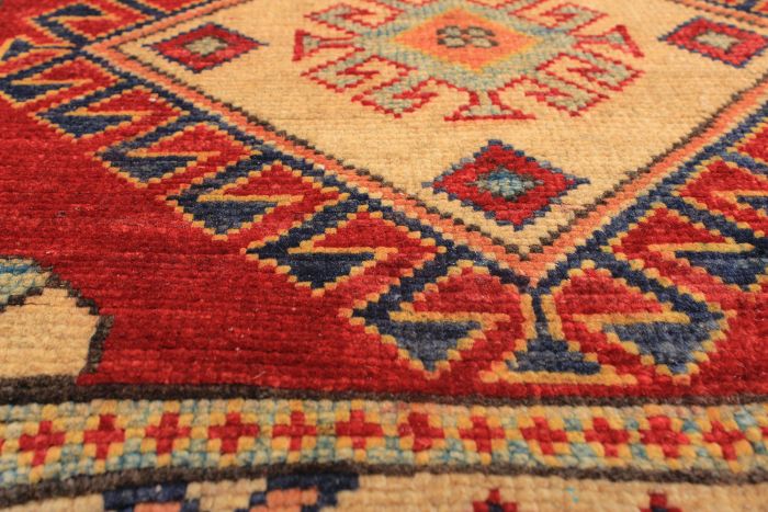 Afghan Finest Ghazni 2'7" x 10'1" Hand-knotted Wool Rug 