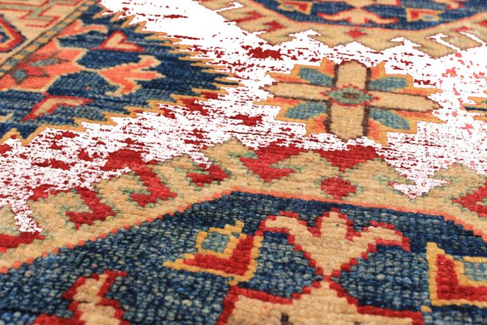 Afghan Finest Ghazni 2'8" x 10'7" Hand-knotted Wool Rug 