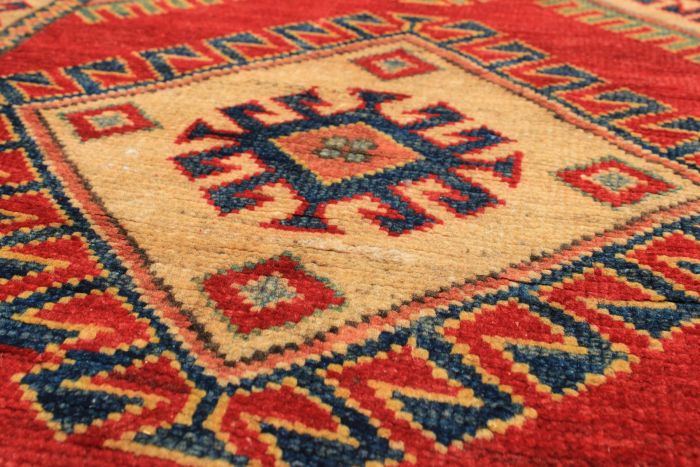 Afghan Finest Ghazni 2'7" x 9'9" Hand-knotted Wool Rug 