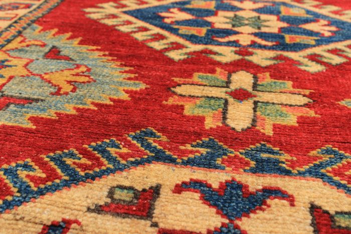 Afghan Finest Ghazni 2'8" x 9'6" Hand-knotted Wool Rug 