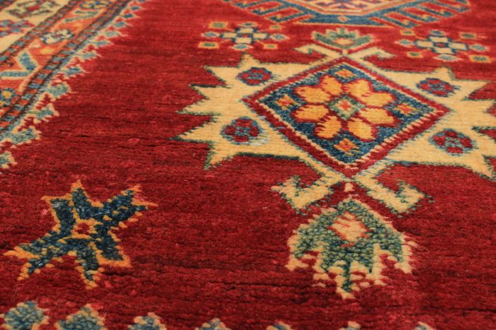 Afghan Finest Ghazni 2'9" x 10'5" Hand-knotted Wool Rug 