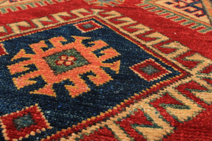 Afghan Finest Ghazni 2'7" x 10'3" Hand-knotted Wool Rug 