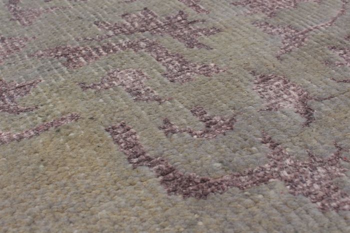 Indian La Seda 4'11" x 7'8" Hand-knotted Silk, Wool Rug 