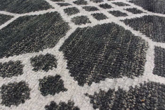 Tapis la seda 5'0" x 7'10" en laine & soie artificielle
