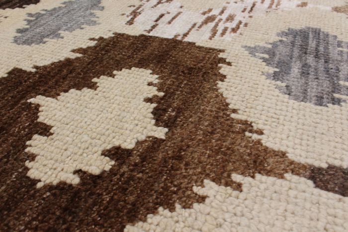 Indian La Seda 5'0" x 7'11" Hand-knotted Silk, Wool Rug 