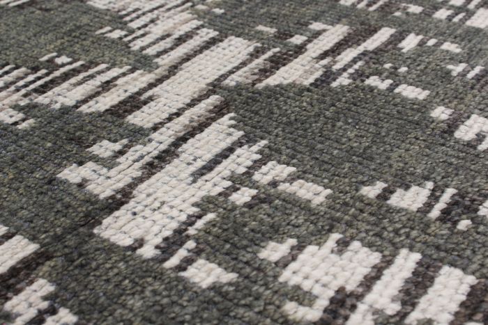 Indian La Seda 4'11" x 7'10" Hand-knotted Silk, Wool Rug 