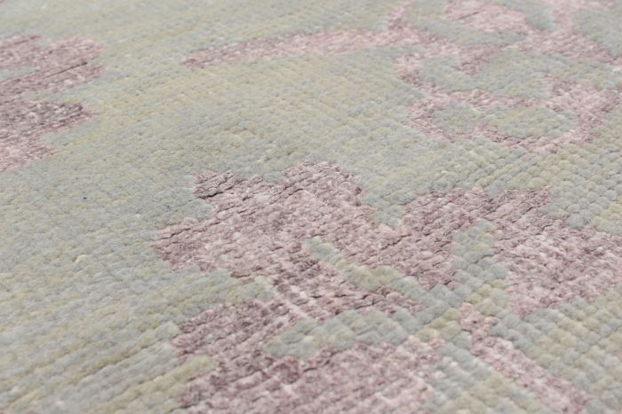Indian La Seda 5'5" x 7'10" Hand-knotted Silk, Wool Rug 
